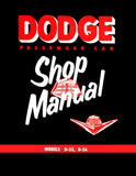1955 Dodge Car Repair Shop Manual