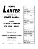 1961 Dodge Lancer Service Manual