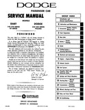 1964 Dodge Technical Service Manual