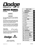 1968 Dodge Polara Monaco 500 Repair Shop Manual