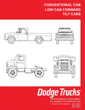 1968 Dodge Truck 100-800 Shop Manual Supplement to 1967 Dodge Truck Shop Manual