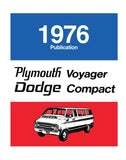 1976 Plymouth & Dodge Van Shop Manual
