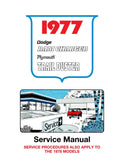 1977-78 Dodge Ramcharger / Plymouth Trail Duster Service Manual