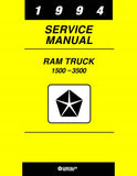 1994 Dodge Ram 1500-3500 Truck Shop Manual