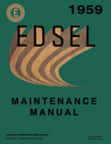 1959 Edsel Maintenance Manual