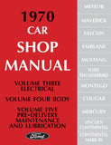 1970 Ford Car Shop Manual (5 Volume Set) - Licensed Reprint