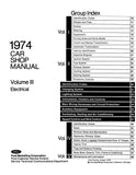 1974 Ford / Lincoln / Mercury Shop Manual - 5 Volumes