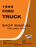 1966 Ford Truck Shop Manual 4 Volume Set F Series, P-Series, B-Series, C-Series
