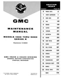 1960 - 1961 GMC 1000-5000 Repair Shop Manual