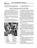 1960 - 1961 GMC 1000-5000 Repair Shop Manual