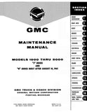 1962 GMC Maintenance Manual