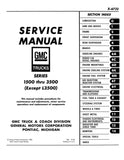 1967 GMC Truck 1500-3500 Service Manual