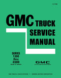 1971 GMC Truck Service Manual Series 1500 thru 3500