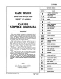 1971 GMC Truck Service Manual Series 1500 thru 3500