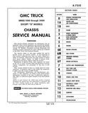 1972 GMC Truck Service Manual Series 1500 thru 3500