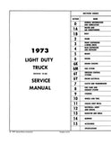 1973 GMC Truck Service Manual 1500-3500