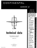 1956-57 Continental Mark II Manual (includes 1957 Supplement)