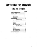 1966 Lincoln Continental Convertible Top Operation Deck Lid Conrtrol Shop Manual