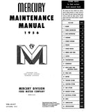 1956 Mercury Maintenance Manual