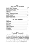 1941 Packard Owners Service Manual 110 & 120