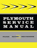 1957 - 1958 Plymouth Service Manual - Plaza, Savoy, Belvedere