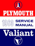1963 Plymouth & Valiant Service Manual