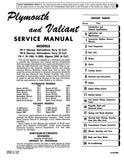 1963 Plymouth & Valiant Service Manual