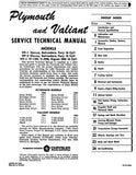 1964 Plymouth & Valiant Service Technical Manual