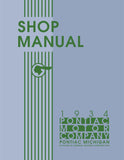 1934 Pontiac Shop Manual - Includes 11x17 Lube Foldout