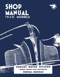 1940 Pontiac Shop Manual - Includes 11x17 Foldout