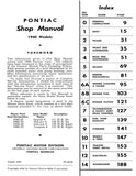1940 Pontiac Shop Manual - Includes 11x17 Foldout