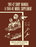 1941 - 1948 Pontiac Shop Manual - Includes 11x17 Wiring Diagrams