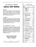 1963 Pontiac Tempest Chassis Shop Manual