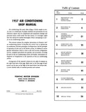 1957 Pontiac Air Conditioning Manual