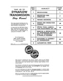 1948 - 1950 Buick Dynaflow Transmission Shop Manual