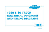 1989 Chevrolet S-10 Truck Electrical Diagnosis & Wiring Diagrams - 11x17 inch COMB Bound