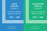 1979 - 1984 GMC Chevrolet Truck Parts and Illustrations Catalogs
