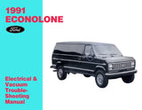 1991 Ford Econoline Electrical and Vacuum Troubleshooting Manual