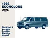 1992 Ford Econoline Electrical and Vacuum Troubleshooting Manual