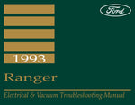 1993 Ford Ranger Electrical and Vacuum Troubleshooting Manual