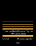 1994 Ford OBD-I Powertrain Control Emissions Diagnosis Service Manual