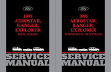 1995 Ford Aerostar, Ranger, Explorer Body Chassis Powertrain Drivetrain Service Manual