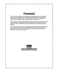 1995 Ford Car Truck Powertrain Control Emissions Diagnosis Service Manual OBD-I
