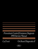 1995 Ford Car Truck Powertrain Control Emissions Diagnosis Service Manual OBD-II