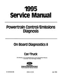 1995 Ford Car Truck Powertrain Control Emissions Diagnosis Service Manual OBD-II