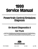 1999 Ford OBD-II Powertrain Control / Emissions Diagnosis Service Manual