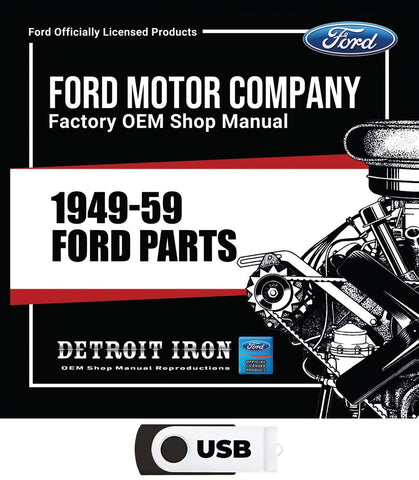 1949-1959 Ford Parts Manuals (Only) on USB