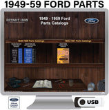 1949-1959 Ford Parts Manuals (Only) on USB