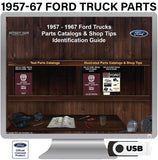 1957-1967 Ford Truck Parts Manuals (Only) on USB