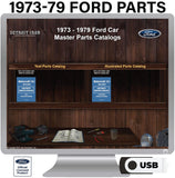 1973-1979 Ford Parts Manuals (Only) on USB